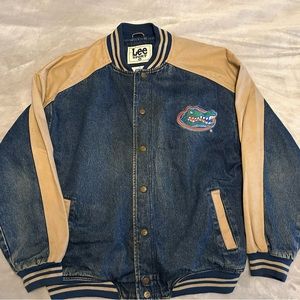Vintage Lee sport, University of Florida Gators, denim, Letterman jacket